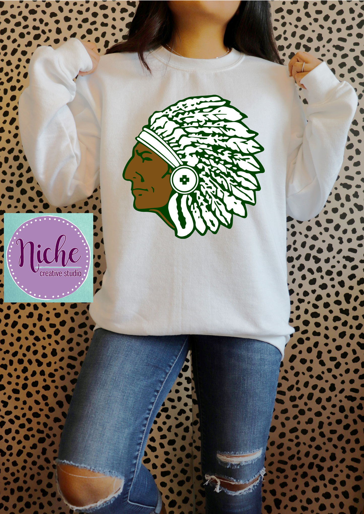 -WAS5435 Washington Marion Indian Decal