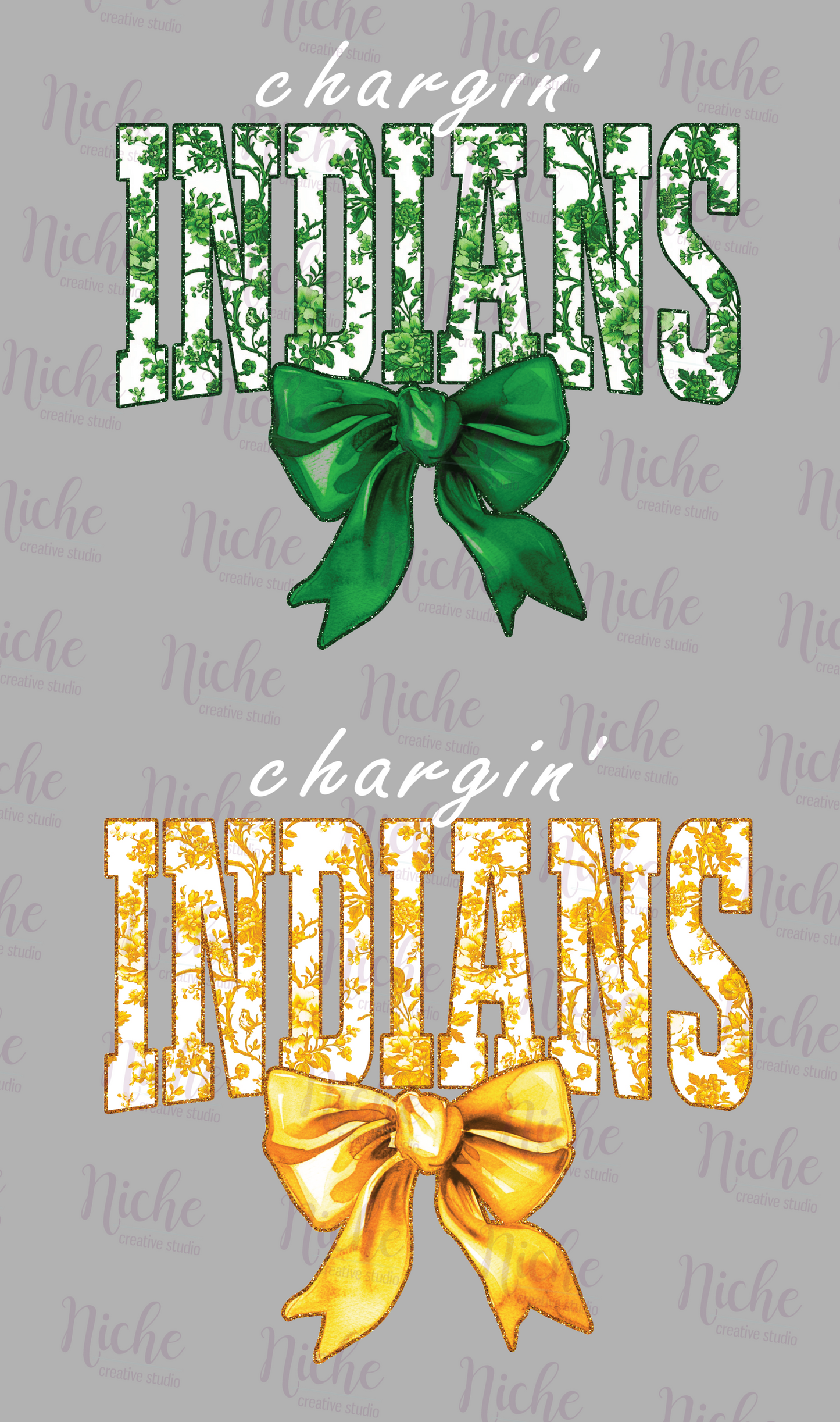 -WAS8255 Chargin Indians Decal