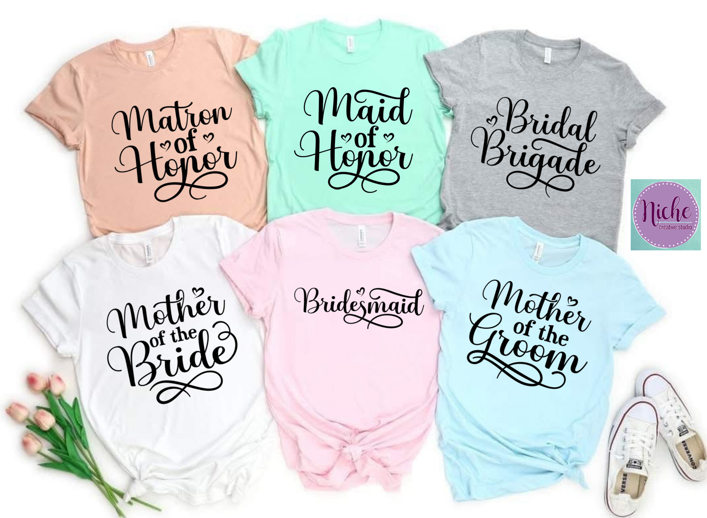 -WED1746 Bridal Party Decal