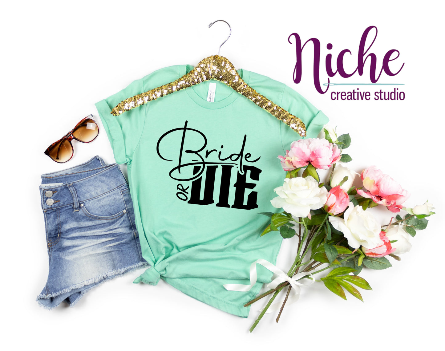 -WED3032 Bride or Die Decal