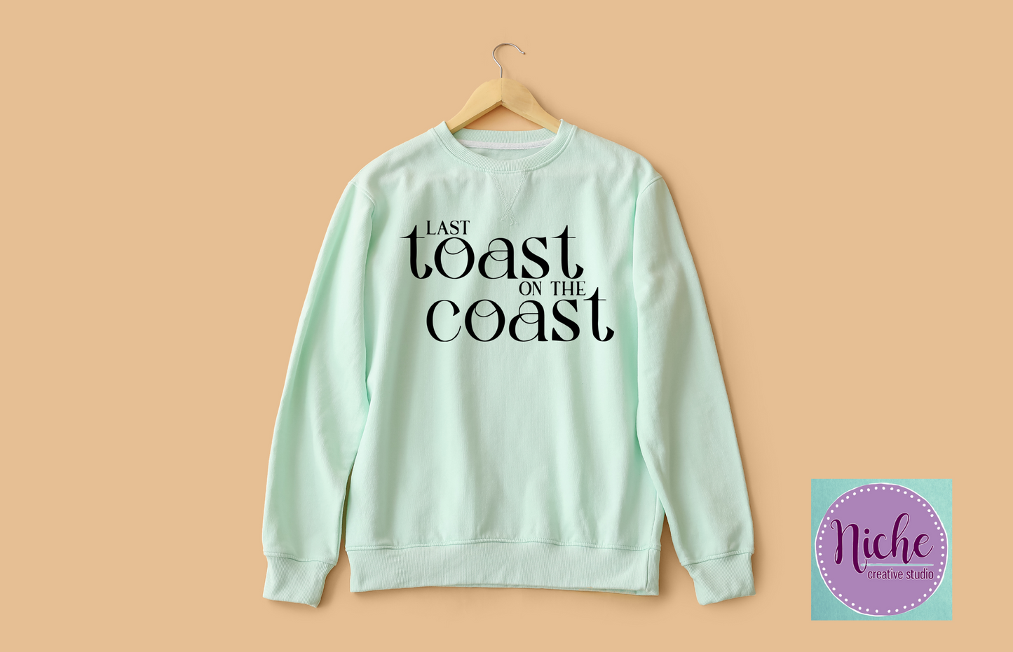 -WED3033 Last Toast on the Coast Decal