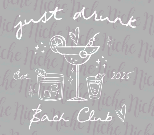 -WED8225 Just Drunk Bach Club Decal