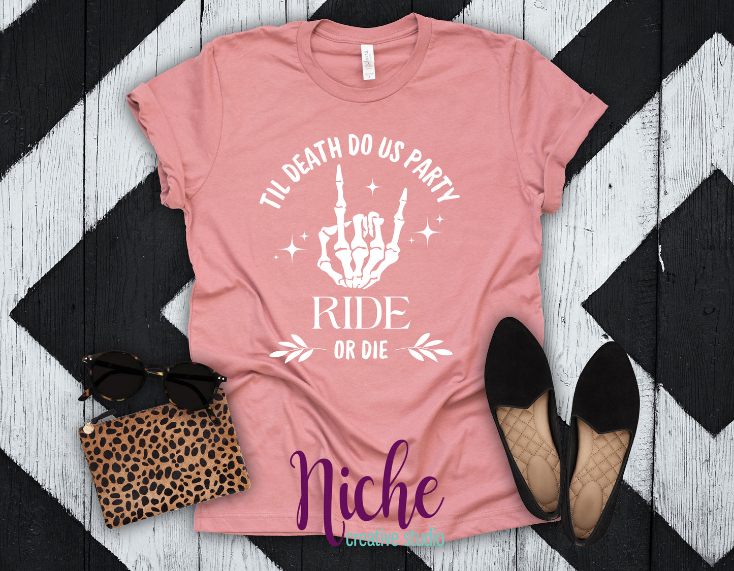 -WED8290 Till Death Do Us Party Decal