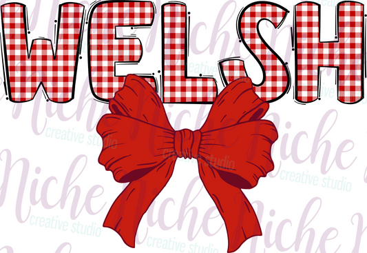 -WEL8291 Welsh Bow Decal