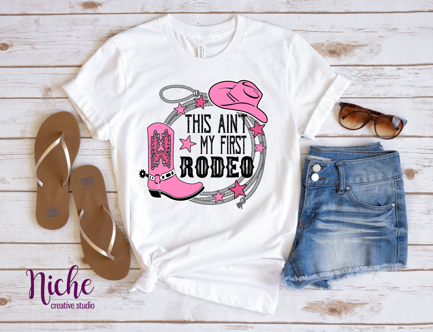 -WES1741 Ain't my First Rodeo Decal