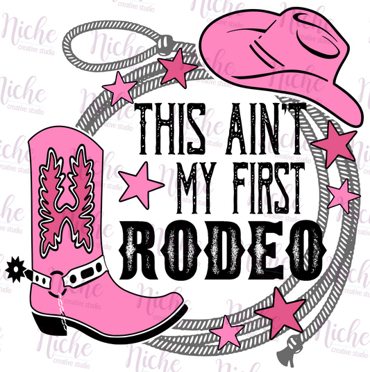 -WES1741 Ain't my First Rodeo Decal