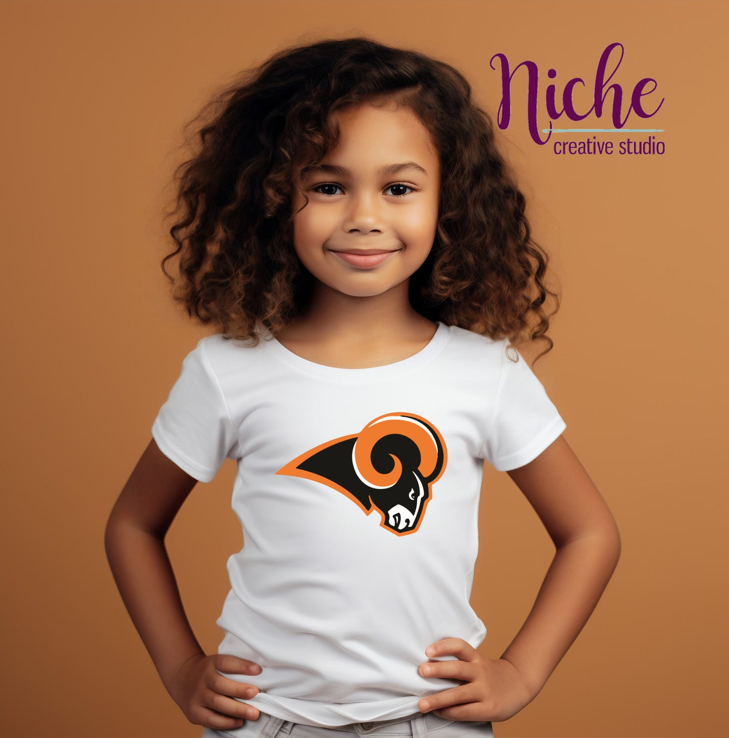 -WES3251 Westlake Rams Mascot Decal