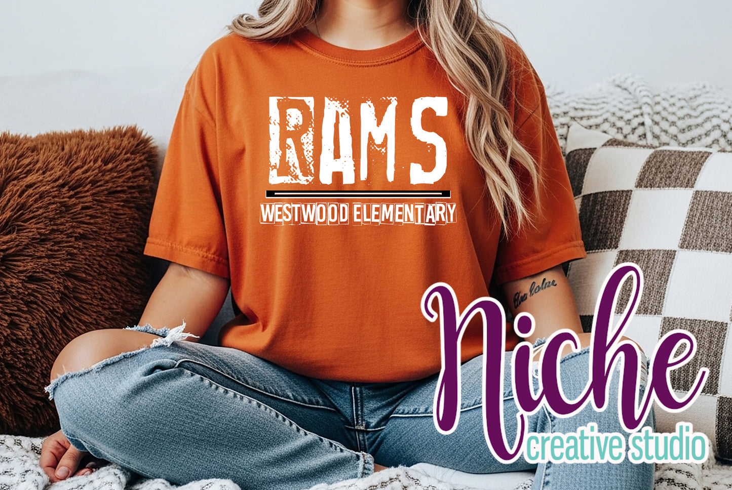 -WES4502 Rams Burn Book Decal