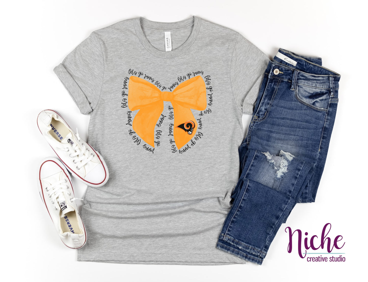 -WES5208 Rams Bow Decal