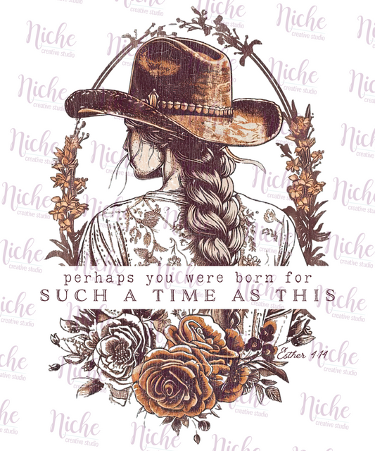 -WES6048 Such a Time as This Decal