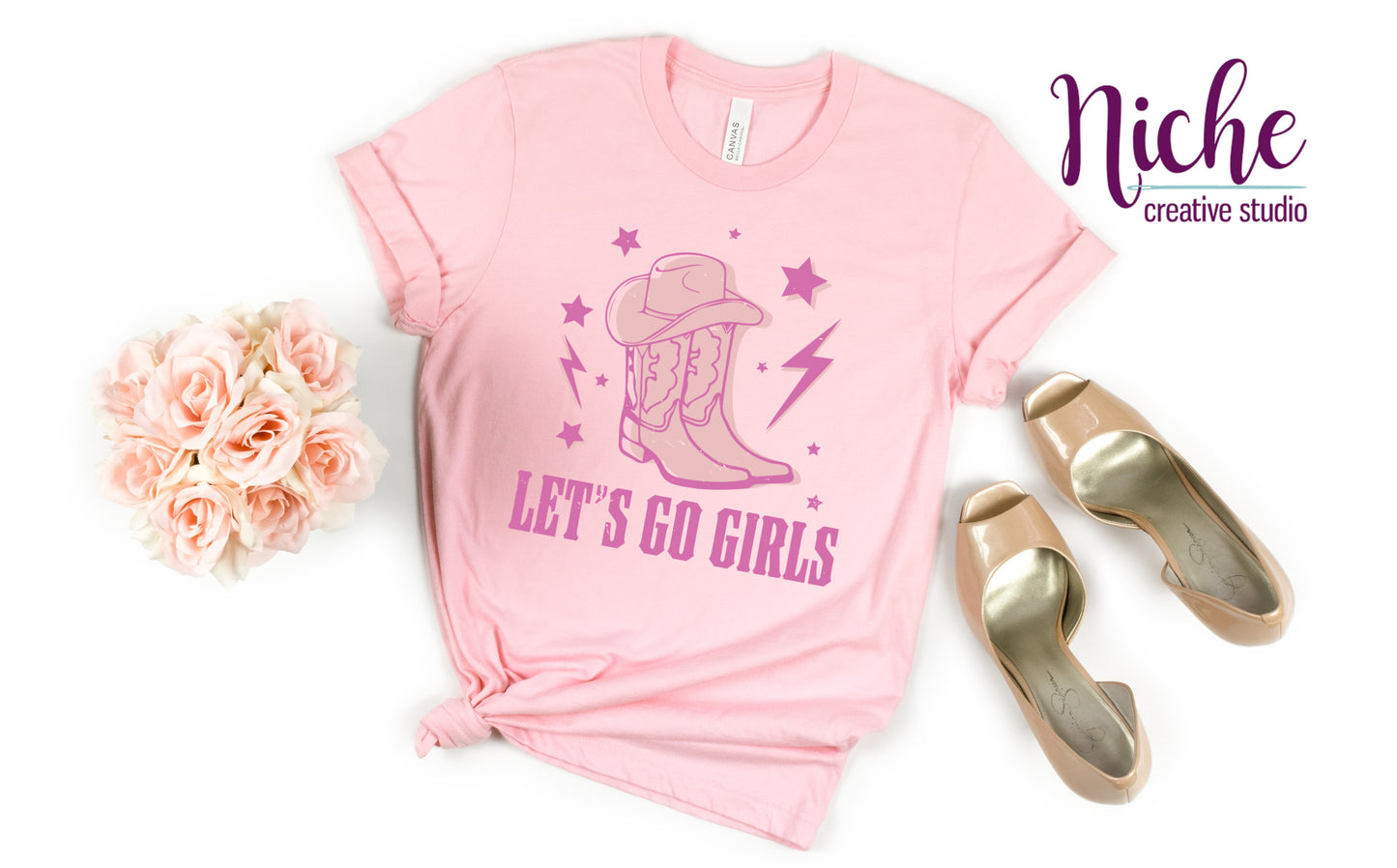 -WES8254 Let's Go Girls Decal