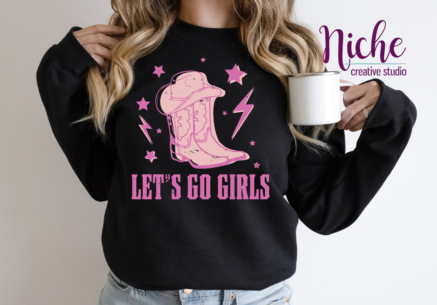 -WES8254 Let's Go Girls Decal