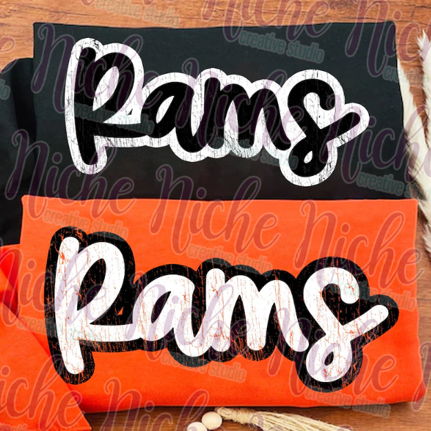 -WES8313 Rams Decal