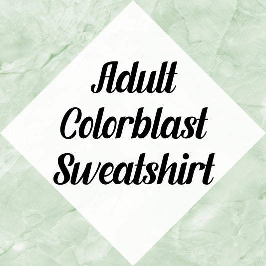 CLOSE-OUT SALE Colorblast Adult Sweatshirt