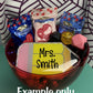 Teacher Gift - Apple with Custom Name