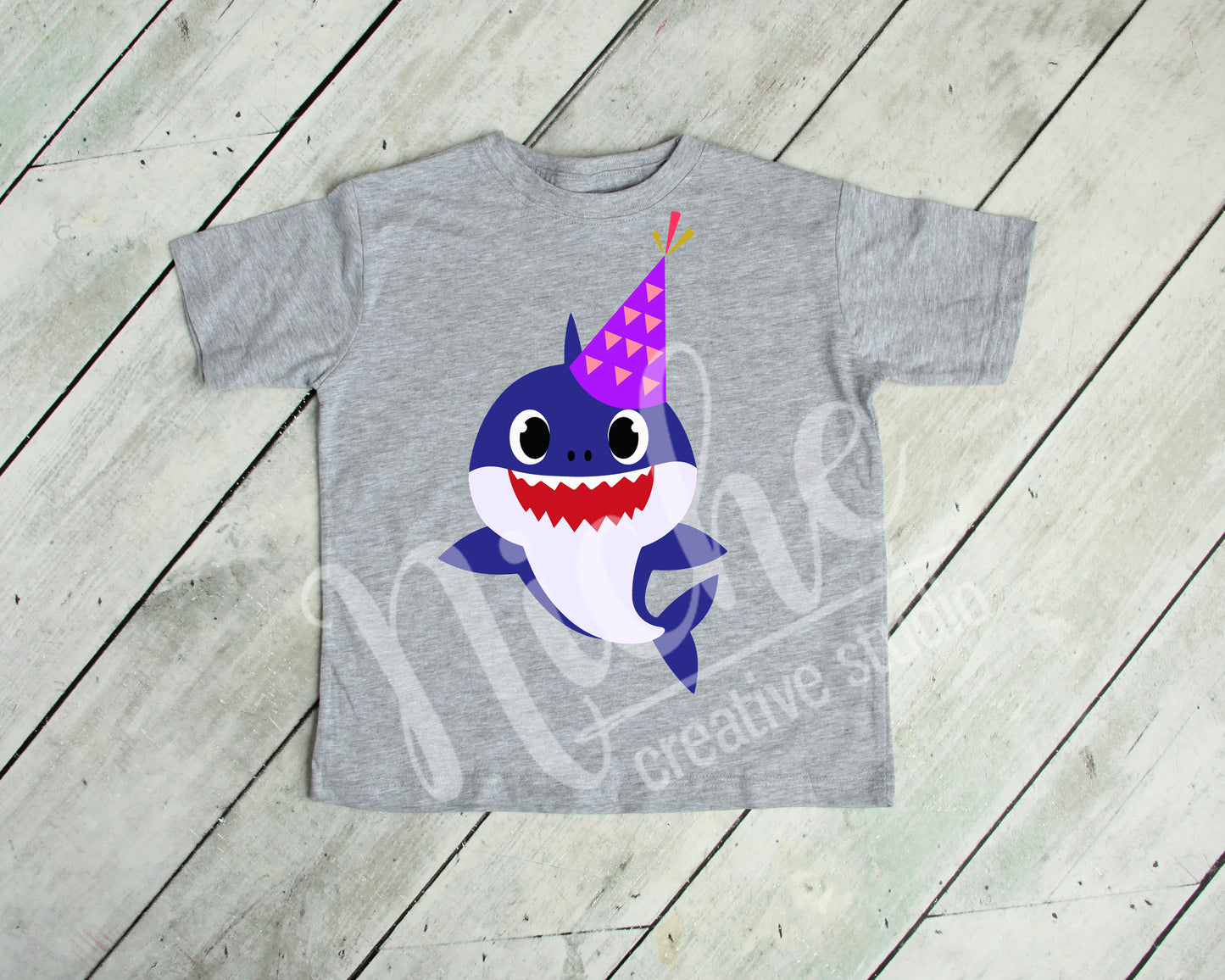 -KID2033 Birthday Shark Decal