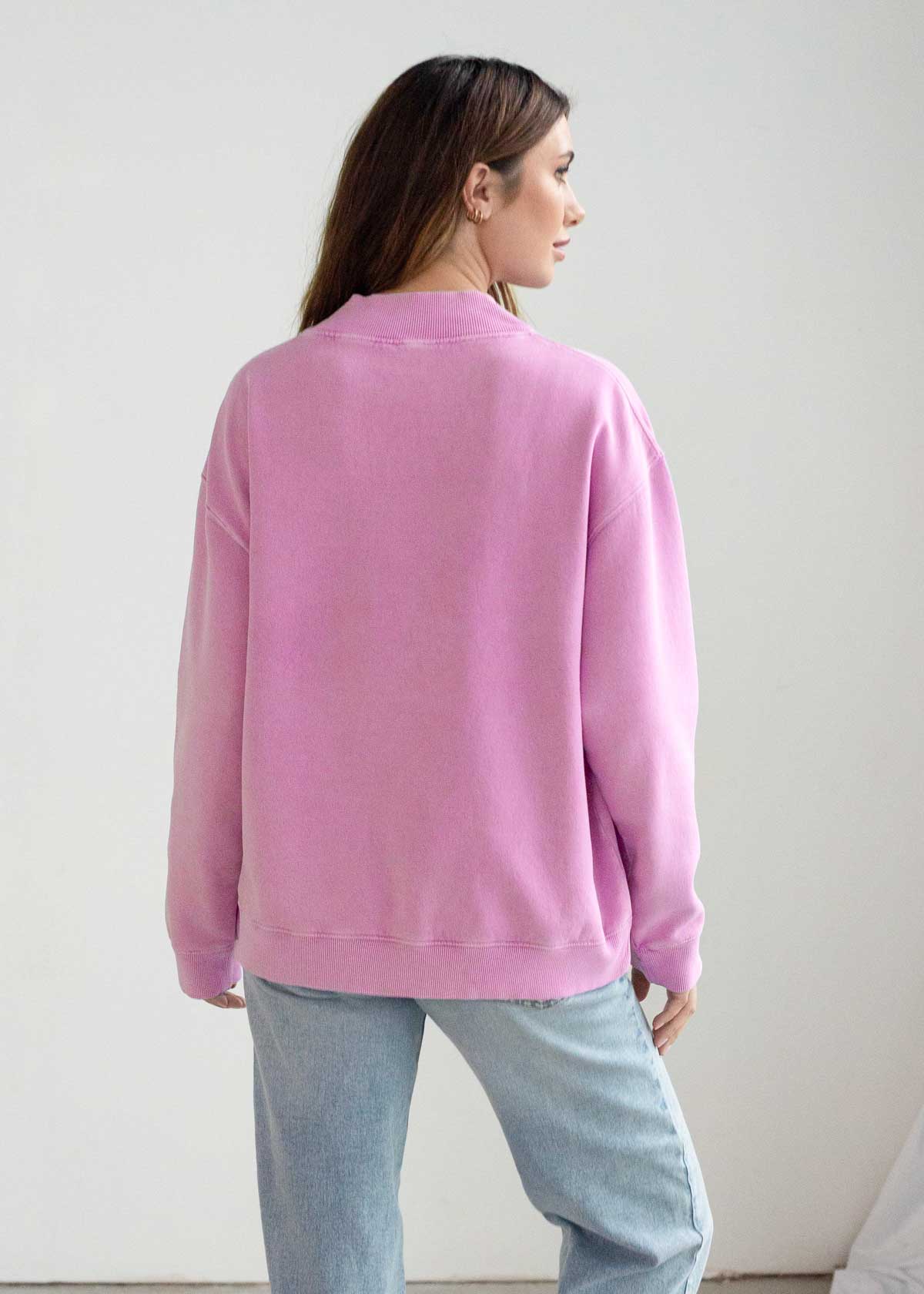 Mock-Neck Nantucket Sweatshirt