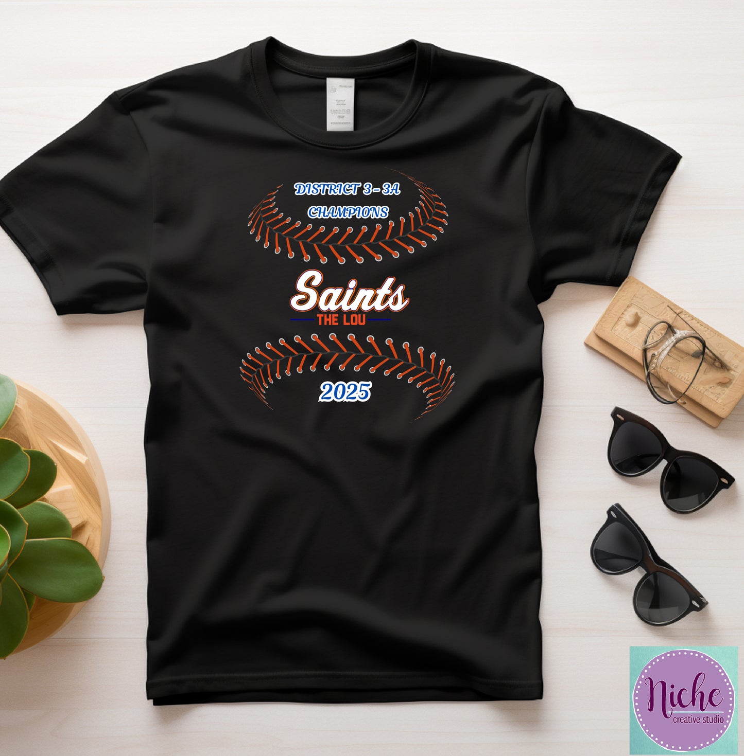 # Saints Baseball Championship 2025 shirt
