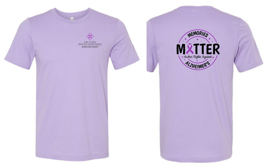Lake Charles Memorial Alzheimer's Shirt
