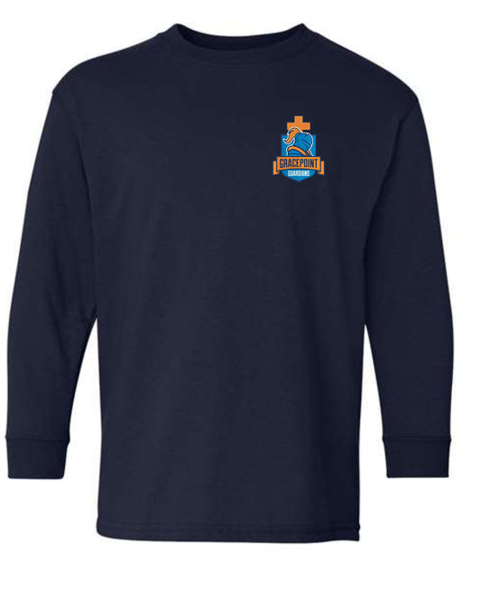 # Gracepoint Christian Academy Gildan Long Sleeve T-Shirts - NAVY