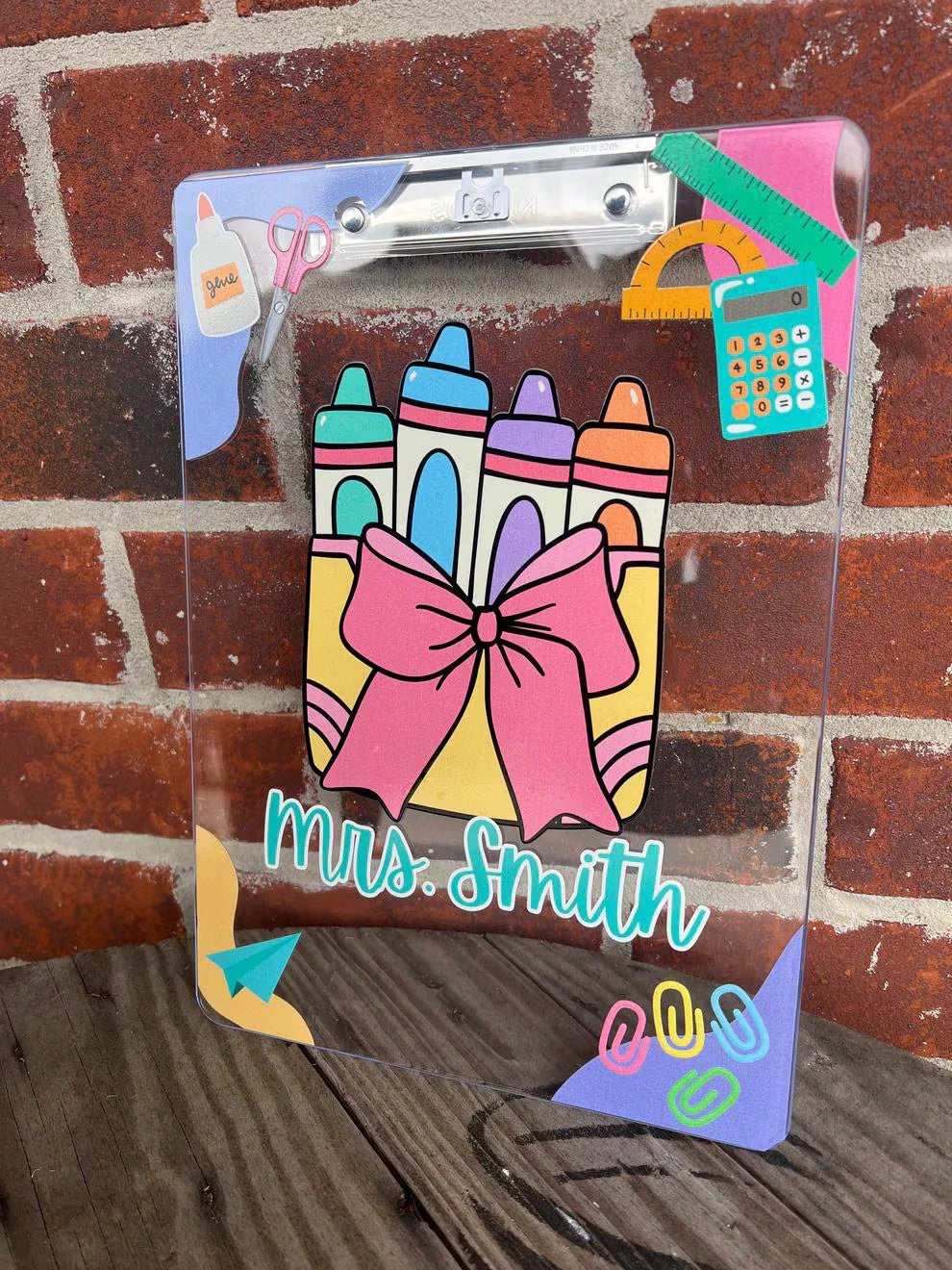 Teacher Clipboard and Eraser Combo