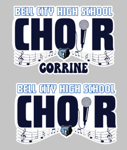 Bell City Choir Car Decal