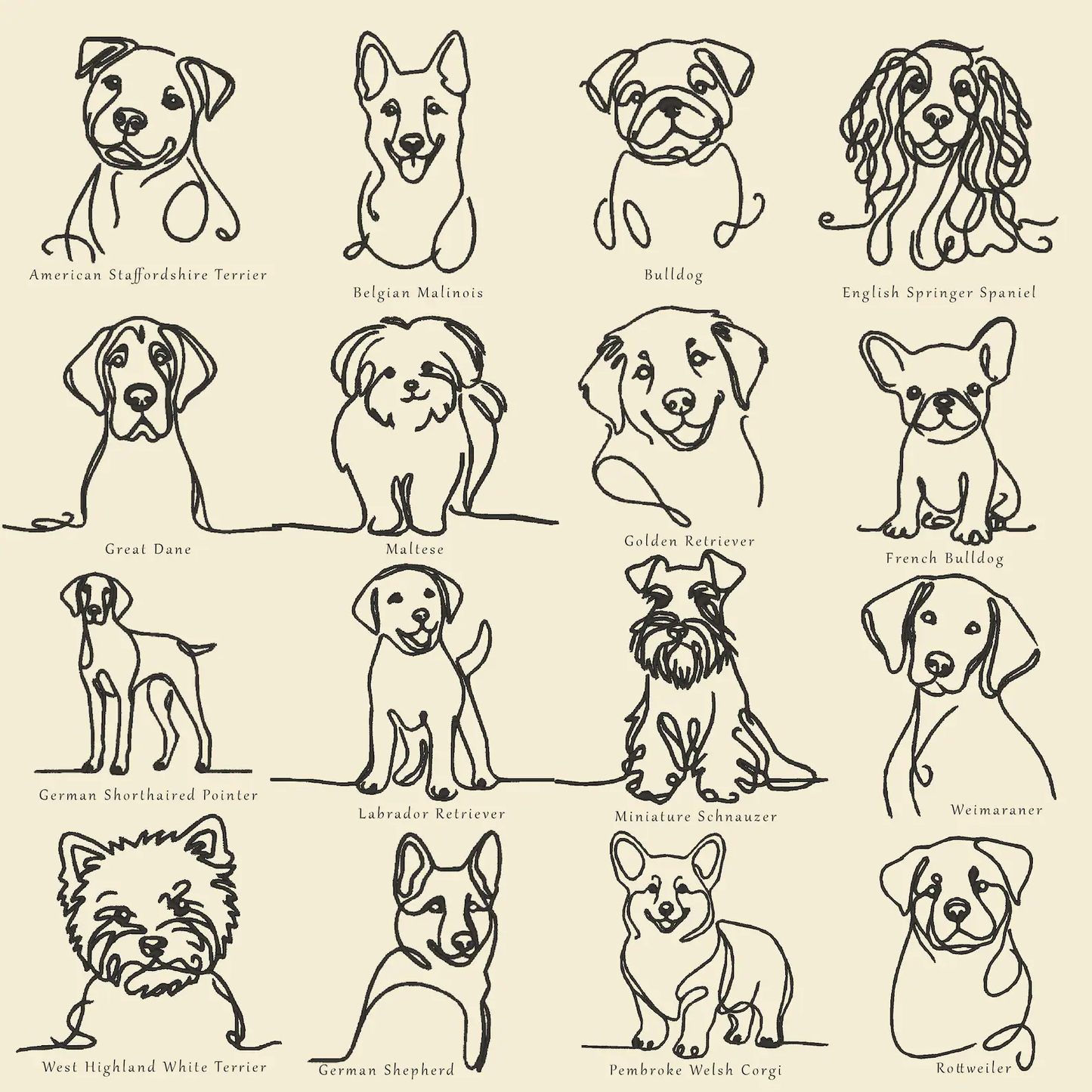 Pet Dog Embroidered Sweatshirt or T-shirt