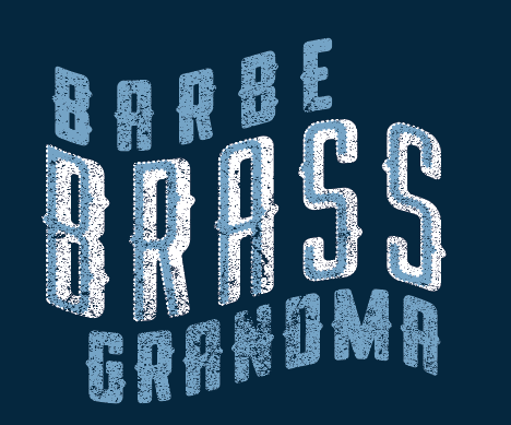 -BAR8490 Barbe Brass Grandma Decal