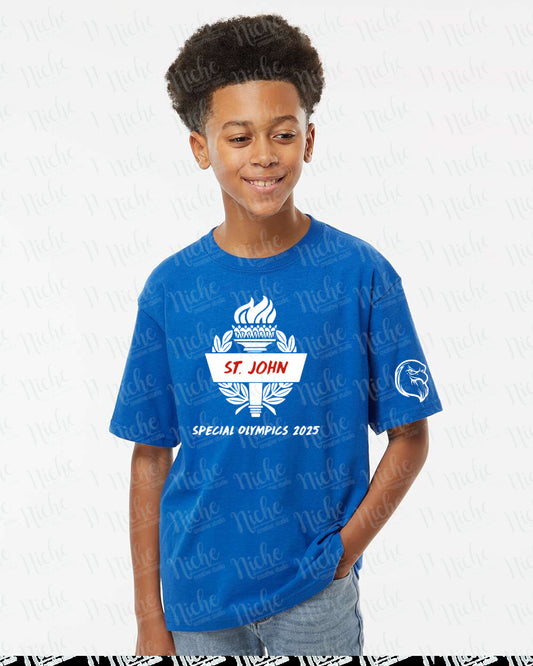 # Custom Product -St. John Elementary Special Olympics Shirt