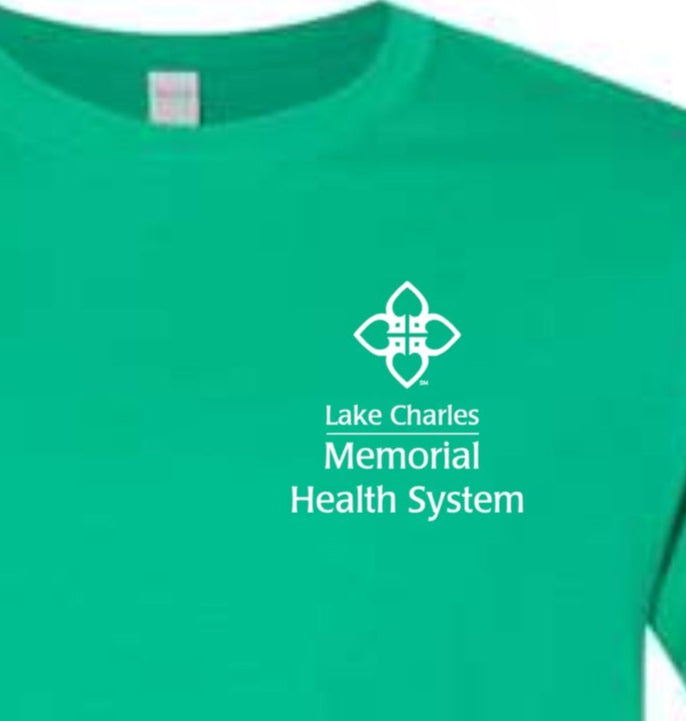 # Lake Charles Memorial Health System Kelly Green Shirt