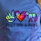 * Peace Love and Ponies Decal