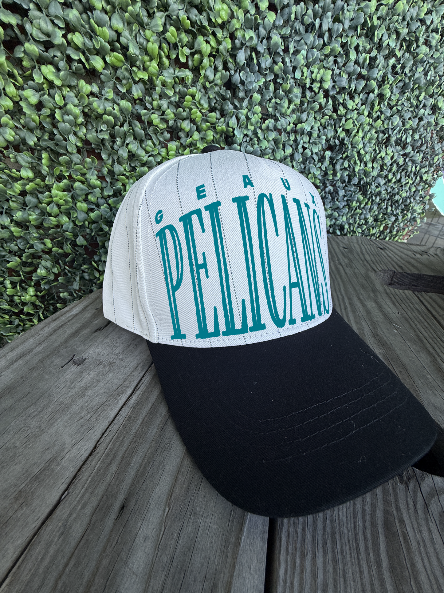 Geaux Pelicans Pinstripe Cap