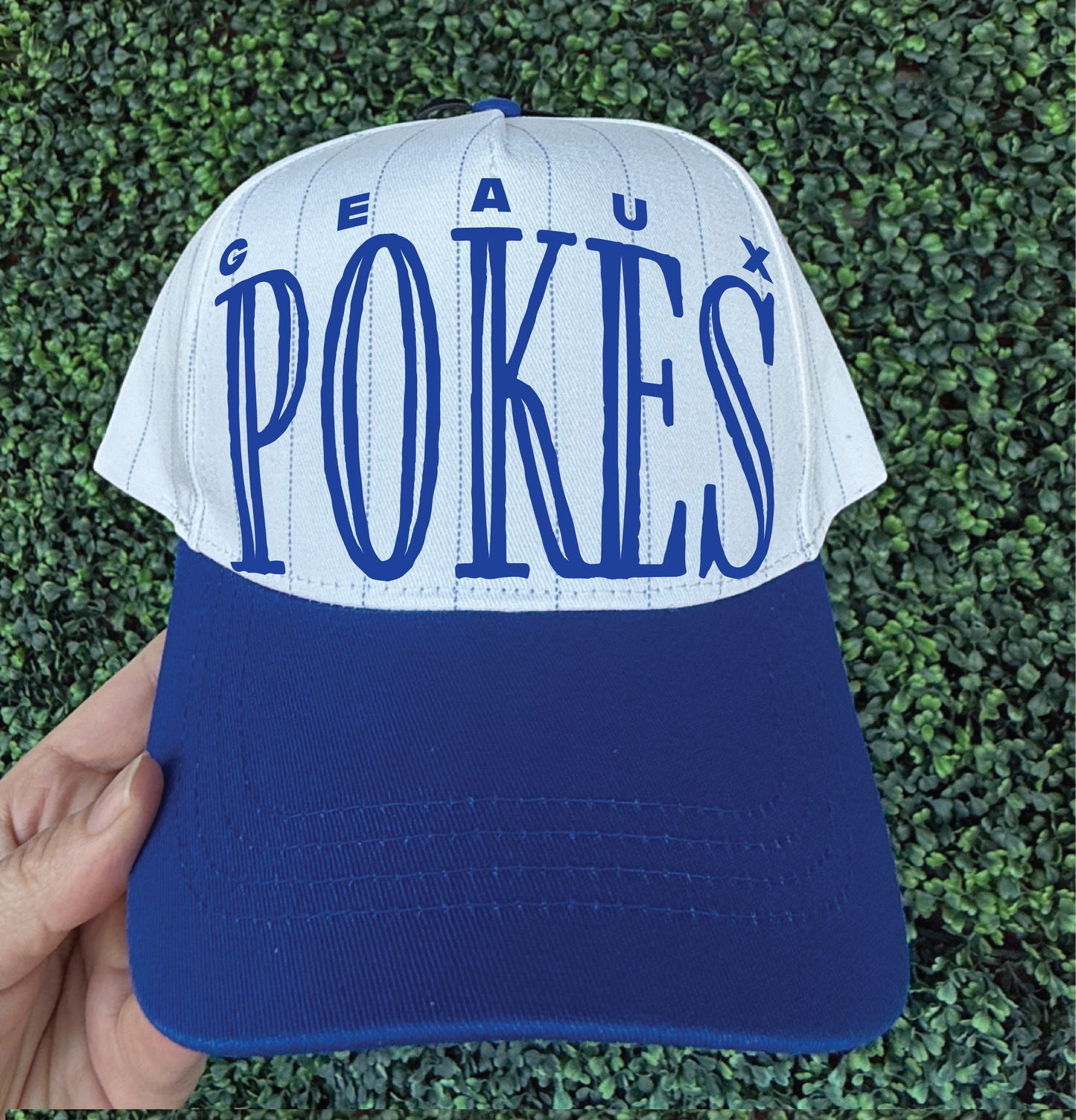 Geaux Pokes Pinstripe Cap