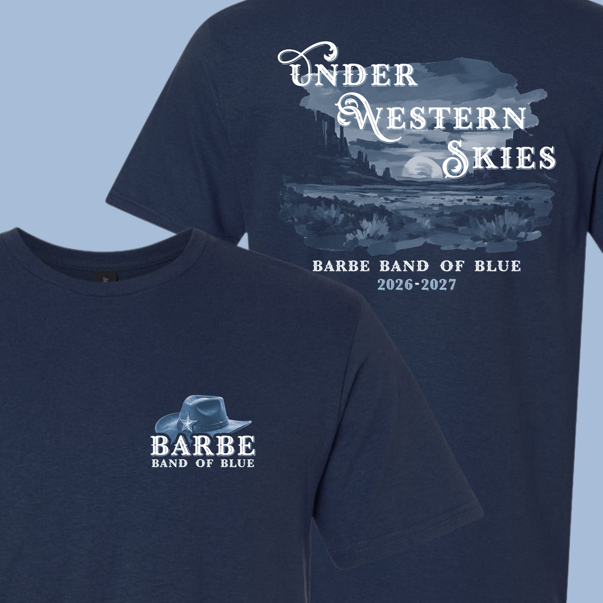 Barbe Band of Blue 2026-2027 Parent Show Shirt