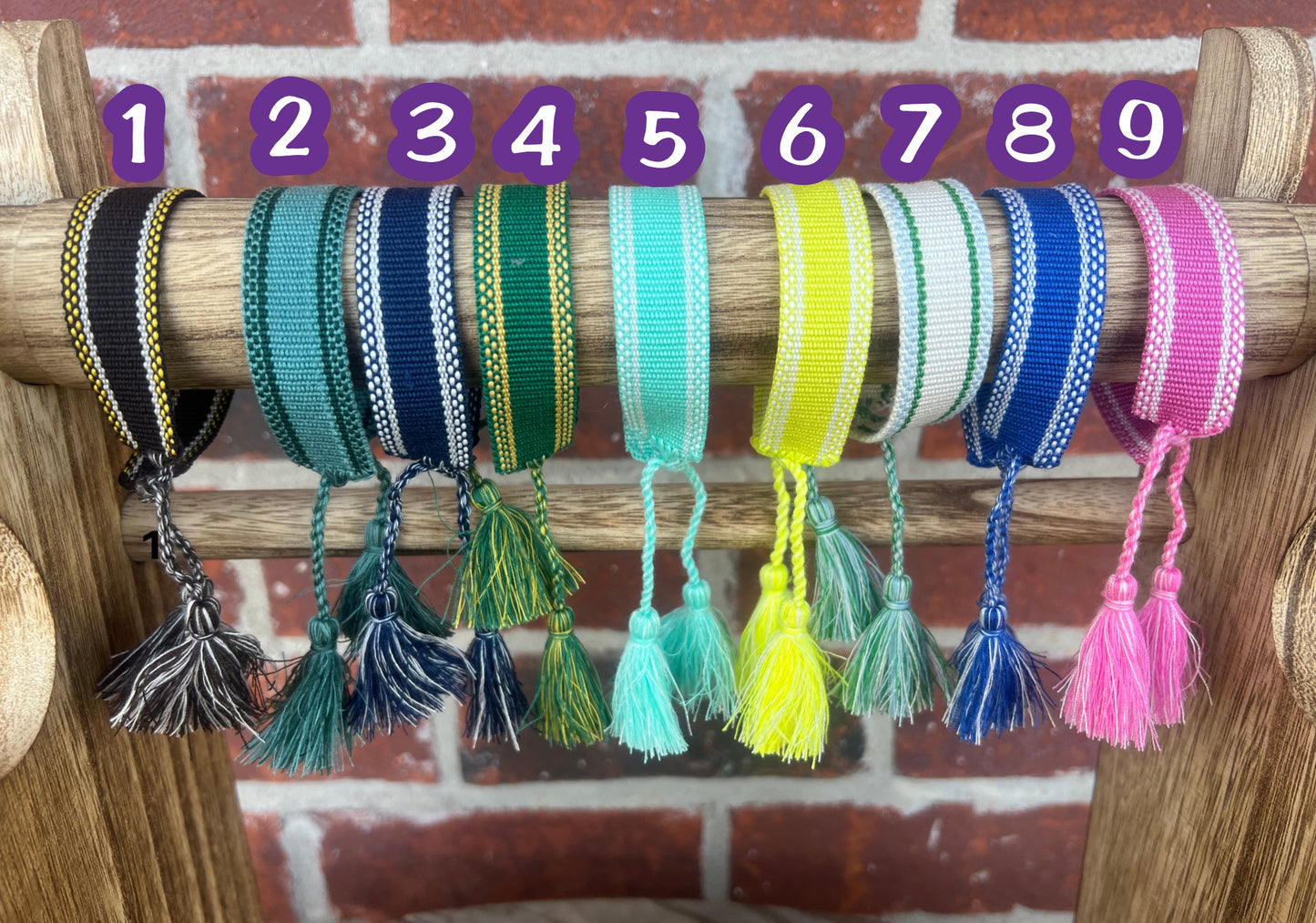 Custom or Blank Tassel Bracelets