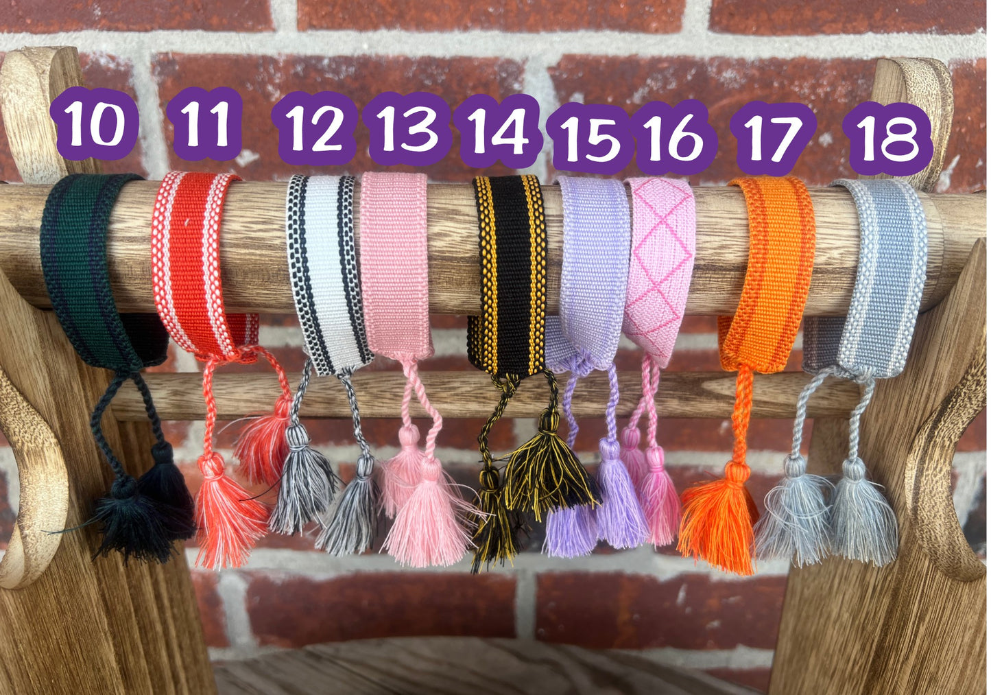 Custom or Blank Tassel Bracelets