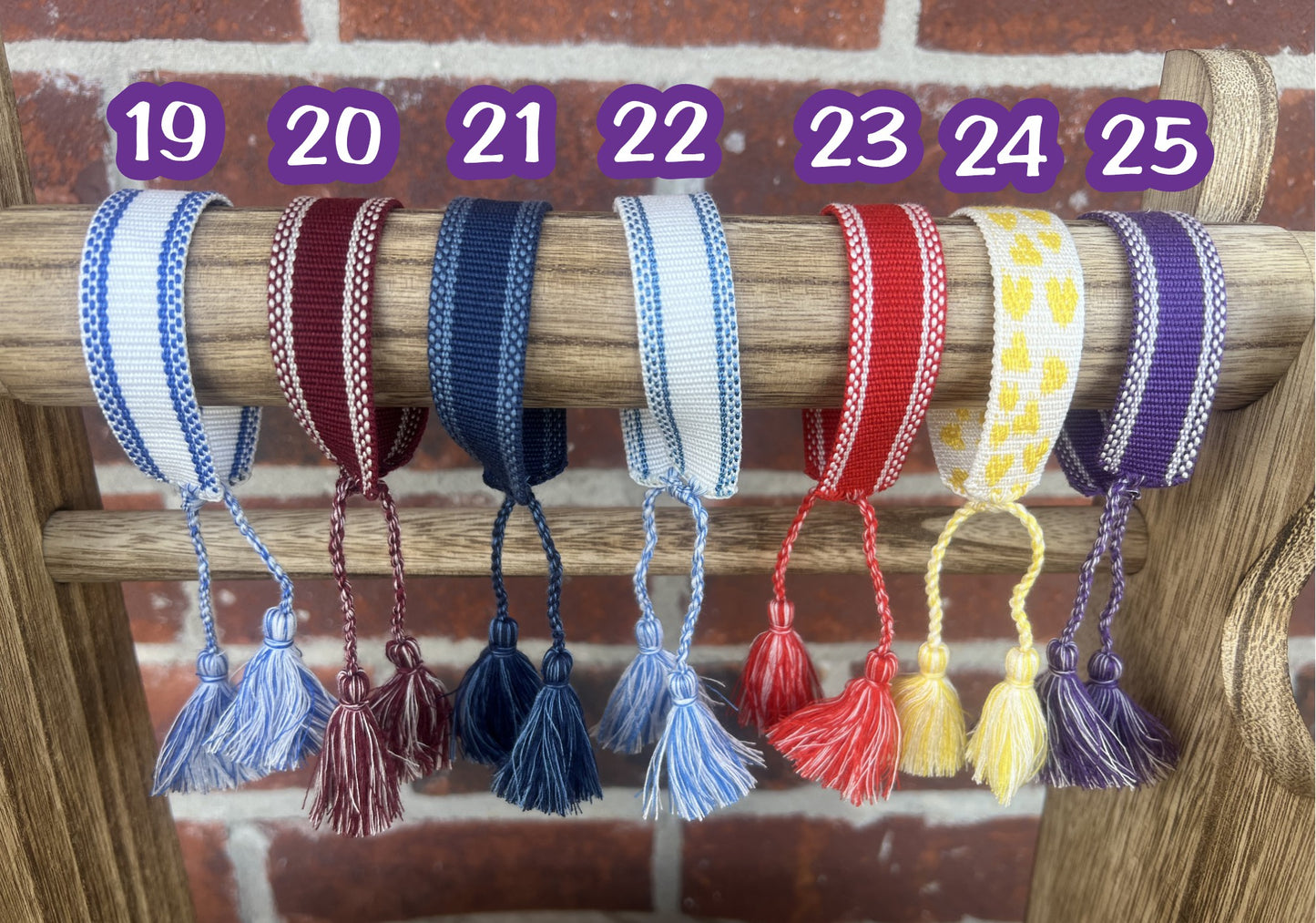 Custom or Blank Tassel Bracelets