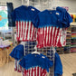 American Flag Tie-Dye Shirts - Adult