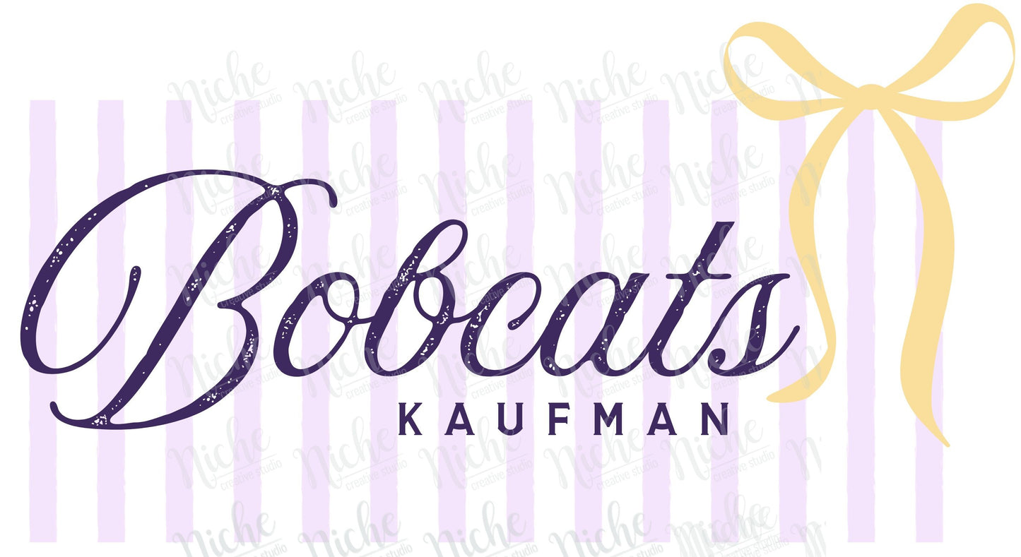 - KAU8291 Bobcats Stripes Decal