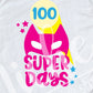 * 100 Days Bat Girl Decal