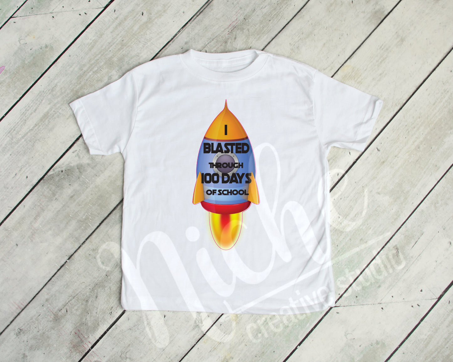 *100 Days Rocket Decal