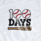 * 100 days Baseball Decal