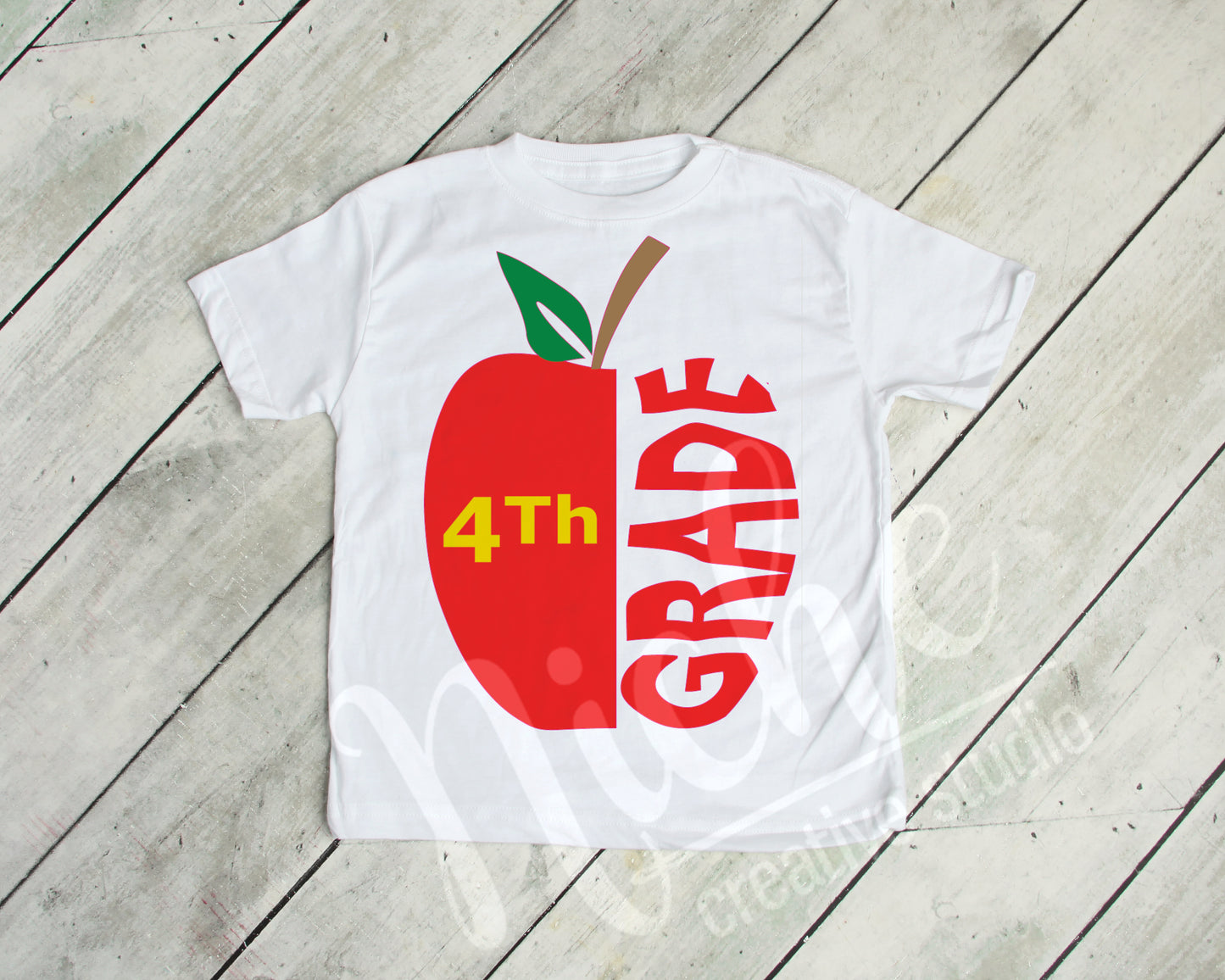 *4th Grade Apple Decal