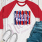 * Atlanta Braves Brushstrokes Decal