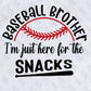 *Baseball Brother Snacks Decal