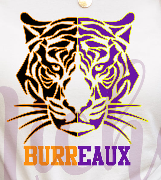 * Burreaux Tiger Decal