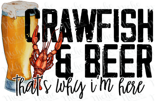 *Crawfish and Beer Decal