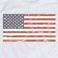 * Distressed Flag Decal