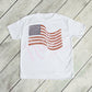 * Distressed Flag Wave Decal