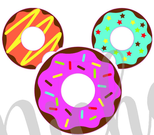 * Donut Mouse Ears Decal